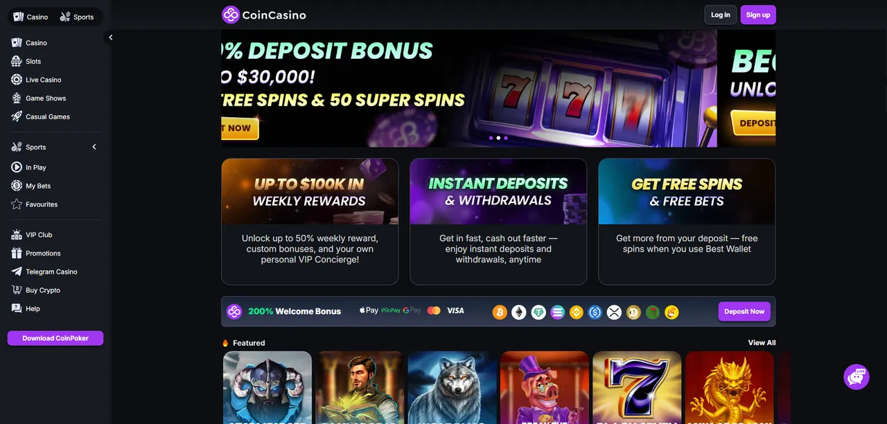Coin Casino – 2026 Metų Kriptovaliutų Kazino Platforma Casino